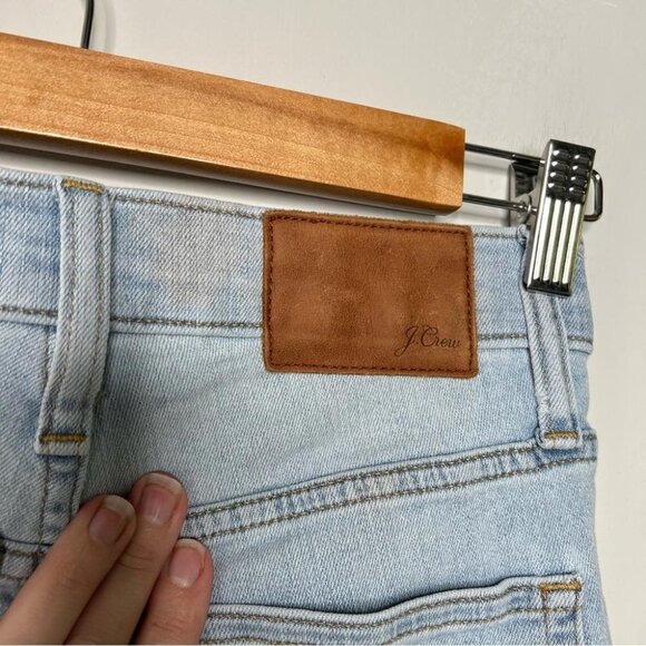 J Crew Denim Womens Size 25 9" High Rise Toothpick Light Wash Jeans Stretch Blue - Picture 8 of 13